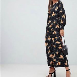 Floral Wide Leg Jumpsuit TALL